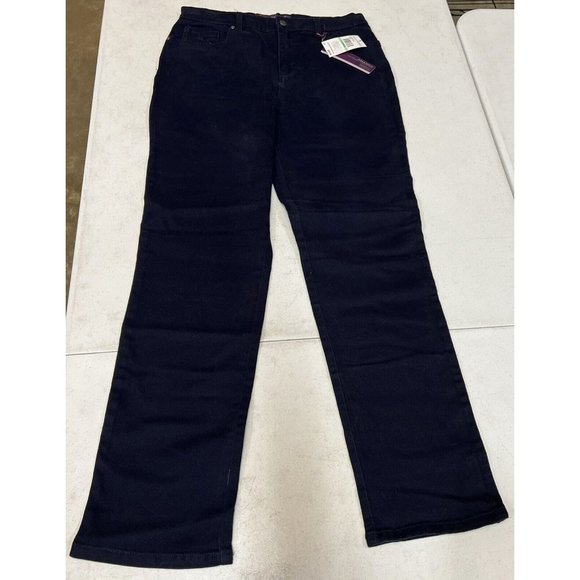 Gloria Vanderbilt Women's Amanda Heritage Fit Tapered Leg Jeans Size 8 Navy - Picture 2 of 5